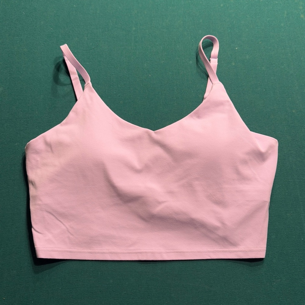 Athleta Light Purple Lined Workout Tank